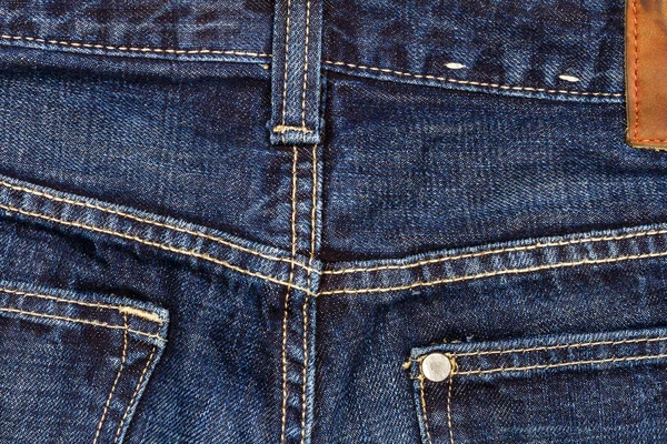 Donkere jeans textuur — Stockfoto