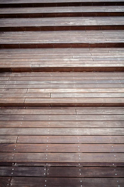 Wooden stair detail — Stock Photo, Image