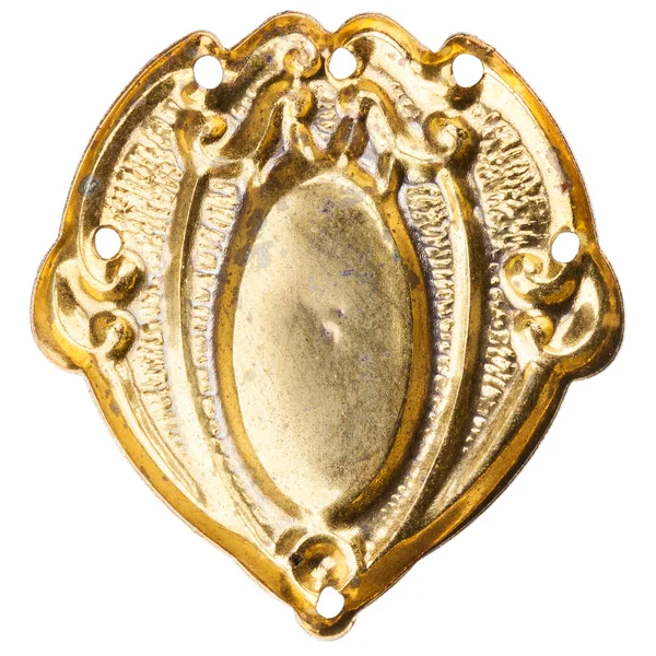 Old gold brooch — Stock Photo, Image