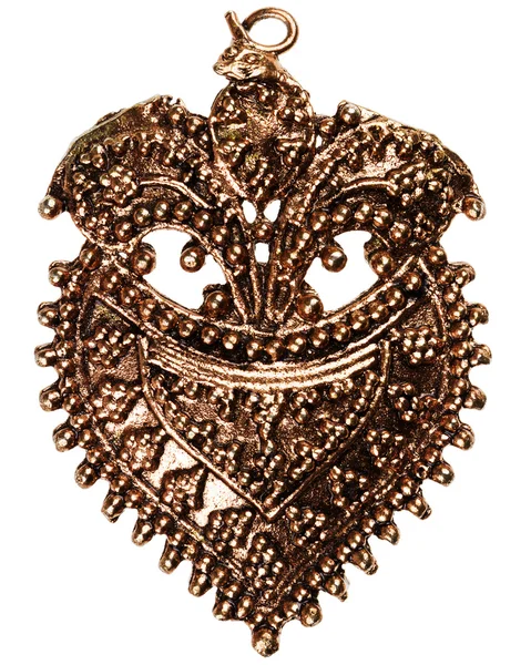 Old brass pendant — Stock Photo, Image