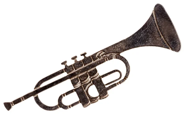 Trumpet shaped brooch — Stock Photo, Image