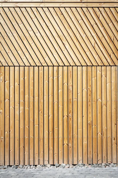 Nuova Parete Verticale Legno Modello Parete Legno Stile Giapponese — Foto Stock