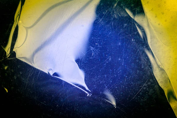 ほこりや光漏れとブランクトーンフィルムストリップテクスチャの背景 — ストック写真