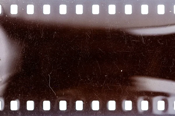 Dusty Grungy 35Mm Tekstury Filmu Lub Powierzchni Perforowana Folia Porysowanej — Zdjęcie stockowe