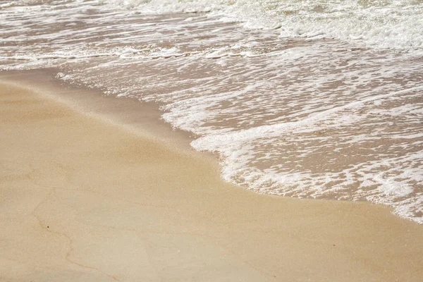 Soft Waves Sea Sandy Beach — Stock Photo, Image