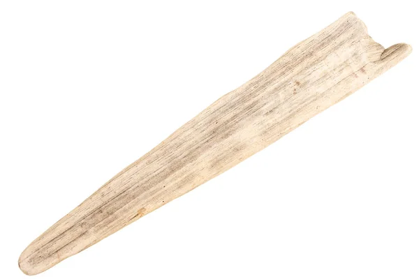 Piece Driftwood Isolated White Background — Stock Photo, Image