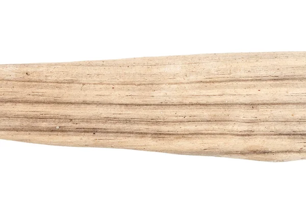 Fehér Alapon Izolált Driftwood Része — Stock Fotó