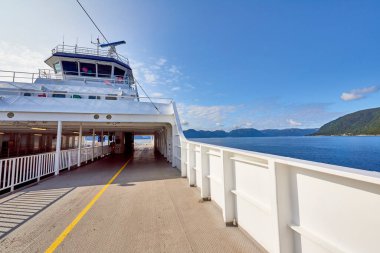 Norveç Denizi 'nde petrol sondaj platformu.