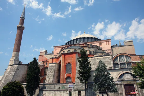 Rückansicht von ayasofya, i о stanbul — Stockfoto