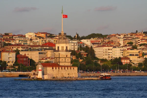 Діви вежа Ii, Стамбул, Туреччина Ліцензійні Стокові Фото