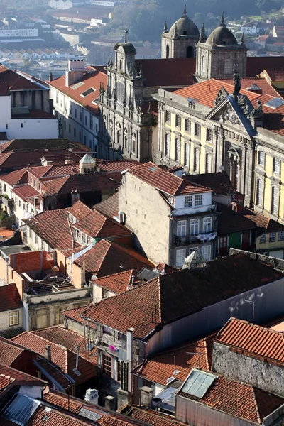Vista desde Torre dos Clérigos III, Oporto, Portugal — Foto de Stock