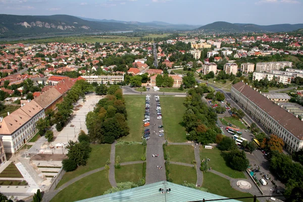 Vista dalla cattedrale, Esztergom, Ungheria — Foto Stock