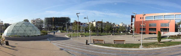 Republic square panorama, Peristeri, Athens, Greece — Stock Photo, Image