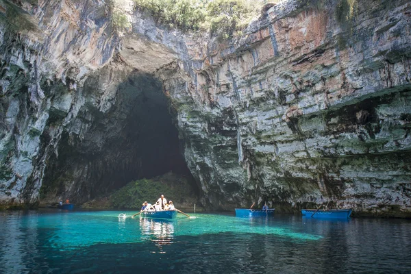 Melissani 동굴, kefalonia, 그리스 — 스톡 사진