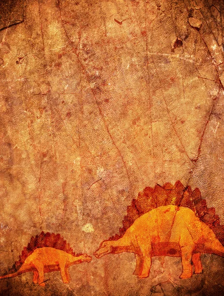 dinozor ve boşaltmak prehistorik arka plan