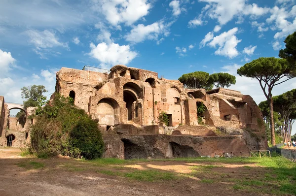 Antigua Domus Severiana en Monte Palatino Roma Italia — Foto de Stock