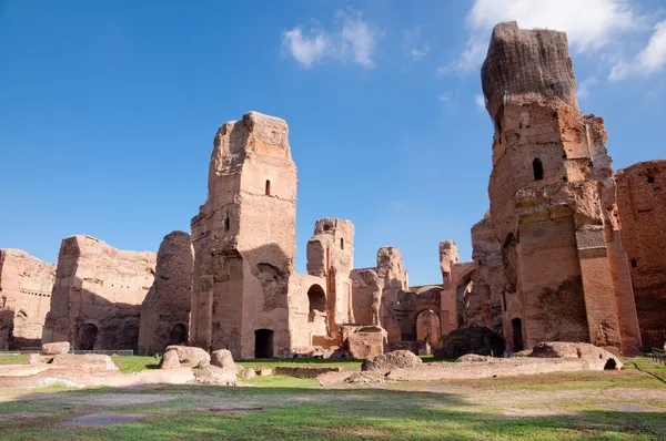 Terme di Caracalla rovine orizzontali - Roma - Italia — Foto Stock