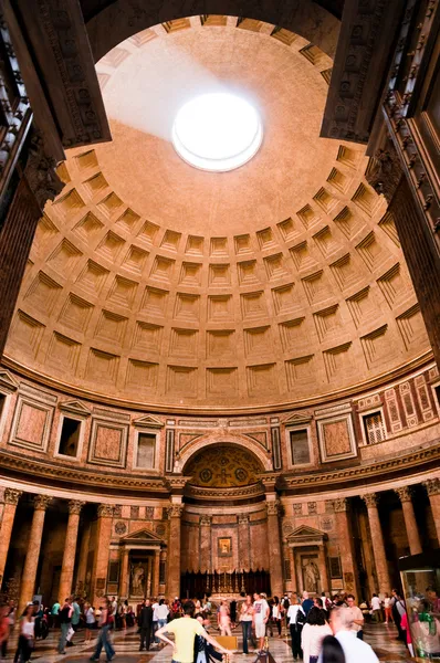 Entering on Pantheon at Roma - Italy — Stock Photo, Image