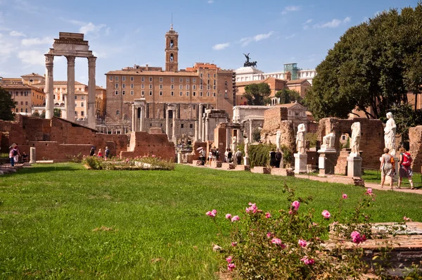 Atrium vestae no fórum romano — Fotografia de Stock