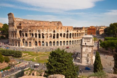 Colosseo ve ark Konstantin, Roma, Roma Forumu