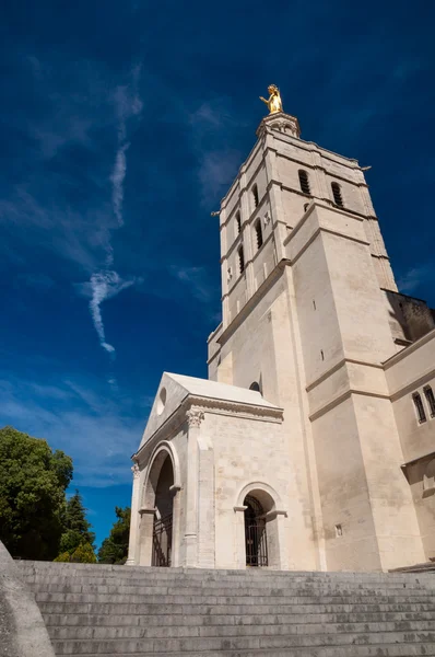 Notre dame des doms kathedraal in avignon — Stockfoto