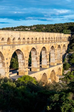 Pont du gard yan Üstten Görünüm