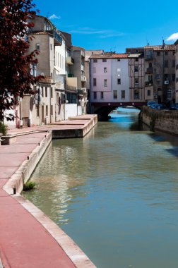 Le pont des marchands canal de la Whys narbonne içinde fra, üzerinde
