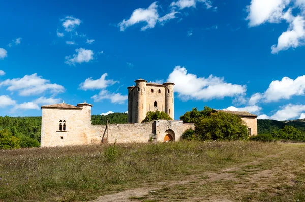 城堡 de arques 全景视图 — 图库照片