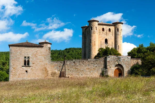 Turm und Mauern des Chateau de Arques — Stockfoto