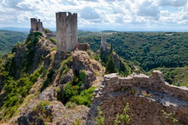 La tour regine surdespine ve quertinheux towers adlı lastours