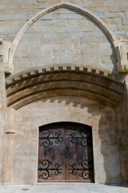 Saint michel katedral kapıda carcassonne