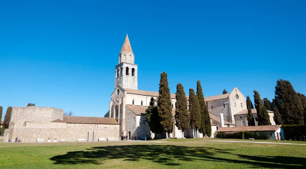 Panoramic view of Aquileia Basilica — Stock Photo, Image