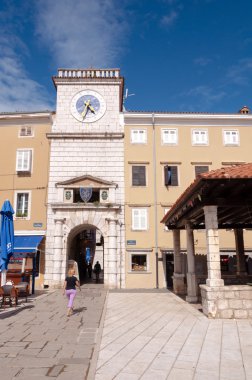 cres da Frane petrica Meydanı ve saat kulesi