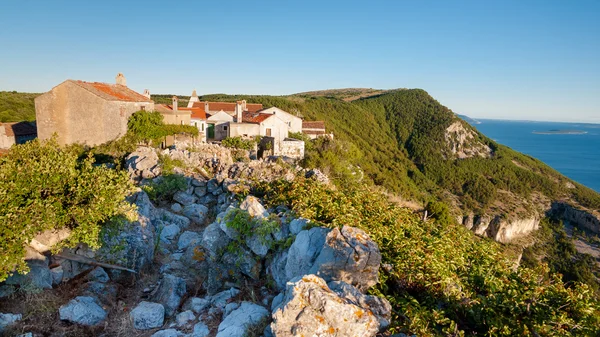 Lubenice Stadt auf der Insel Cres — Stockfoto