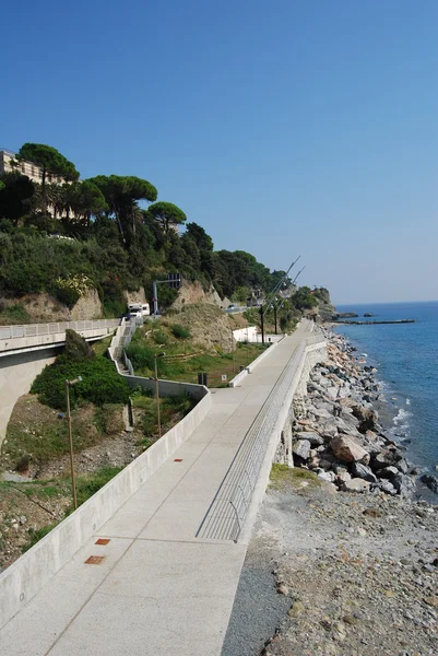 Morze liguria, Włochy celle ligure — Zdjęcie stockowe