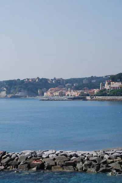 Море Лігурія, Італія celle Лігуре — стокове фото