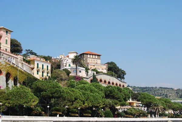 The sea of Liguria, Italy celle ligure — Stock Photo, Image