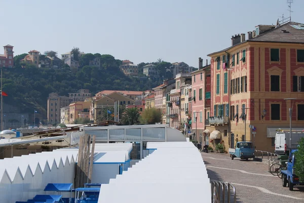 The sea of Liguria, Italy celle ligure — Stock Photo, Image