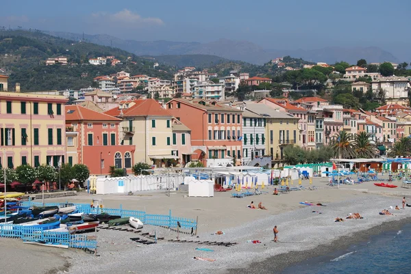 El mar de Liguria, Italia celle ligure — Foto de Stock