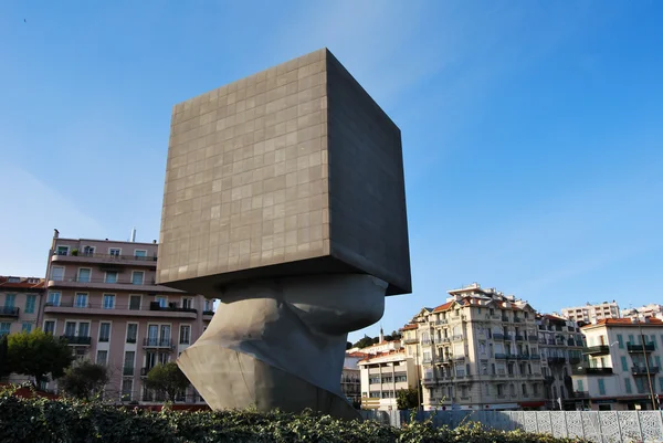 Faccia nel Cubo, Bella Ville — Foto Stock