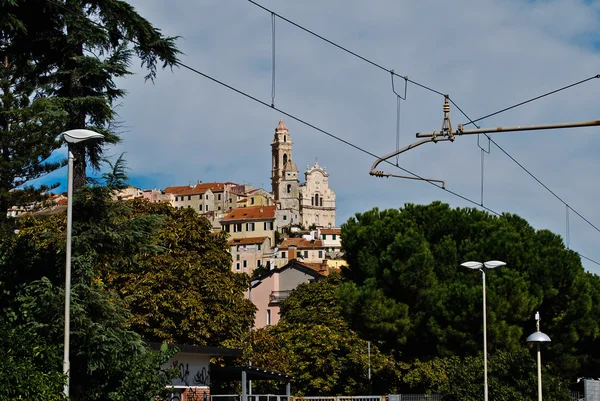 Medieval Italian Village, Cervo, Liguria, Itália — Fotografia de Stock