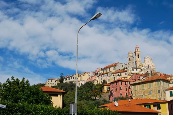 Pueblo italiano medieval, Cervo, Liguria, Italia —  Fotos de Stock