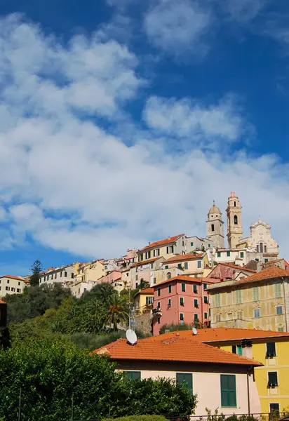 Borgo Medievale Italiano, Cervo, Liguria, Italia — Foto Stock