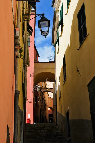 Medieval Italian Village, Cervo, Liguria, Itália — Fotografia de Stock