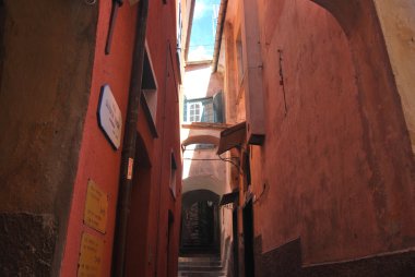 Ortaçağ İtalyan Köyü, cervo, liguria, İtalya
