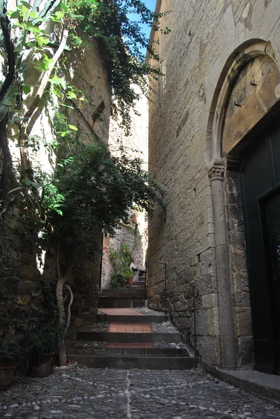 Pueblo italiano medieval, Cervo, Liguria, Italia —  Fotos de Stock