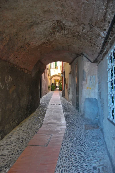 Pueblo italiano medieval, Cervo, Liguria, Italia —  Fotos de Stock