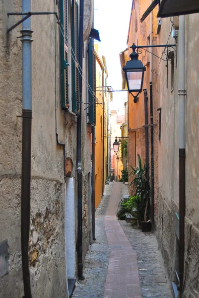 Medieval Italian Village, Cervo, Liguria, Itália — Fotografia de Stock