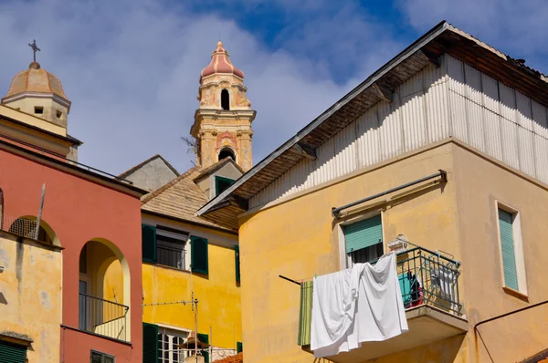 Mittelalterliches italienisches Dorf cervo, ligurien, italien — Stockfoto