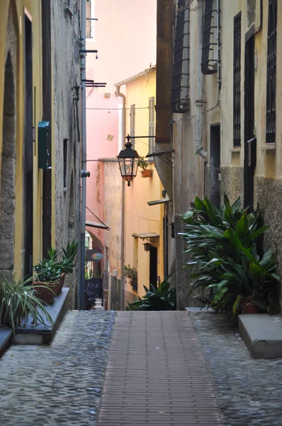 Medieval italian village Cervo, Liguria, Italy Royalty Free Stock Photos